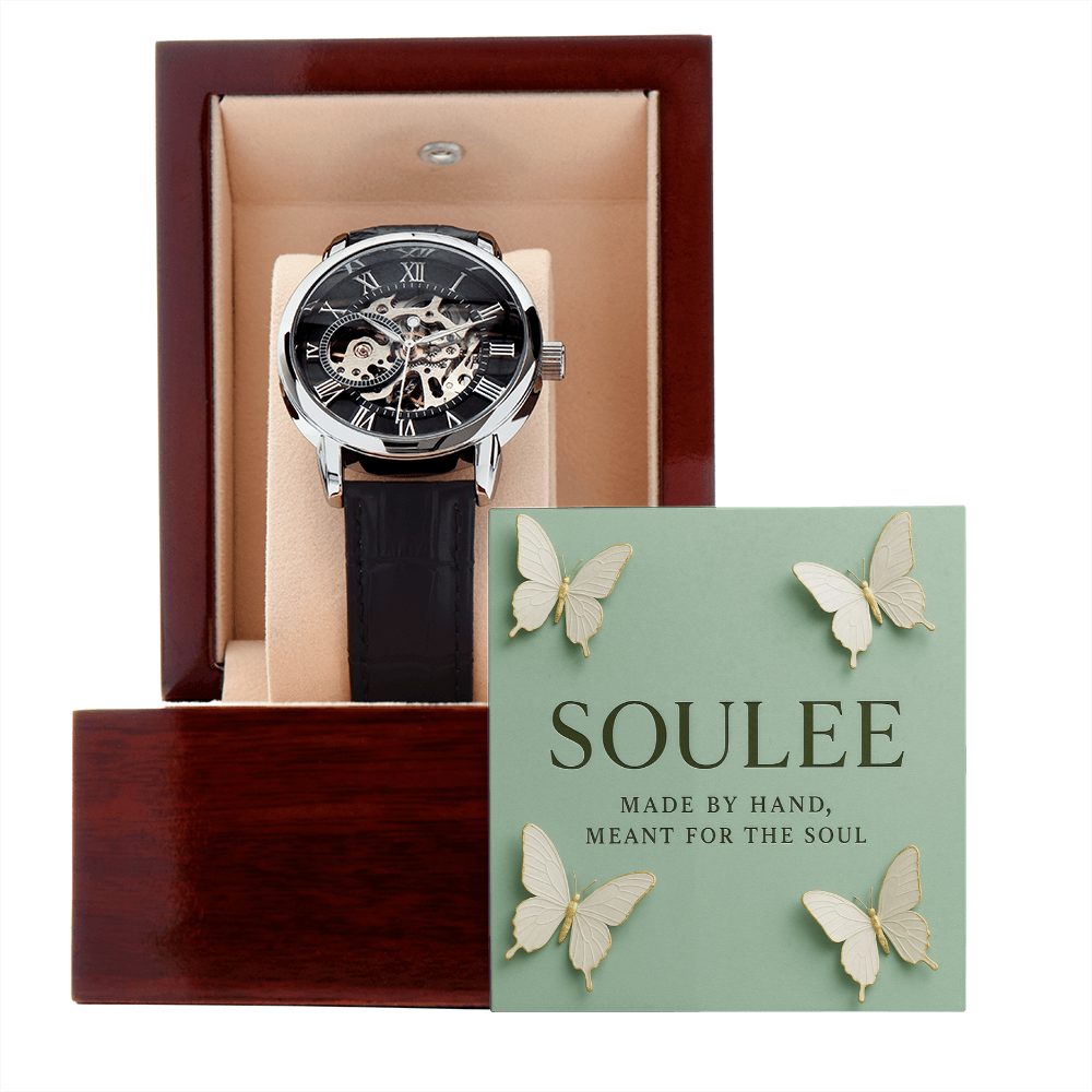 Men's Openwork Watch