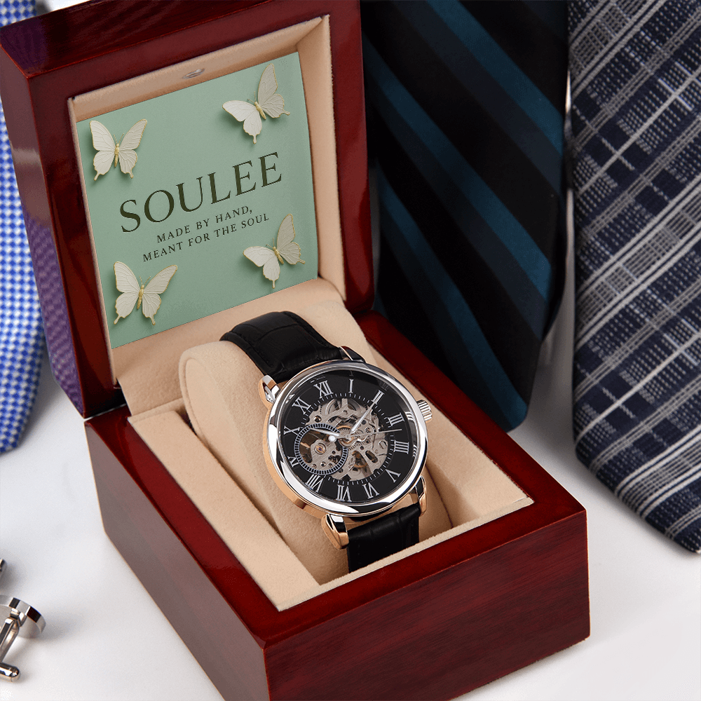 Men's Openwork Watch