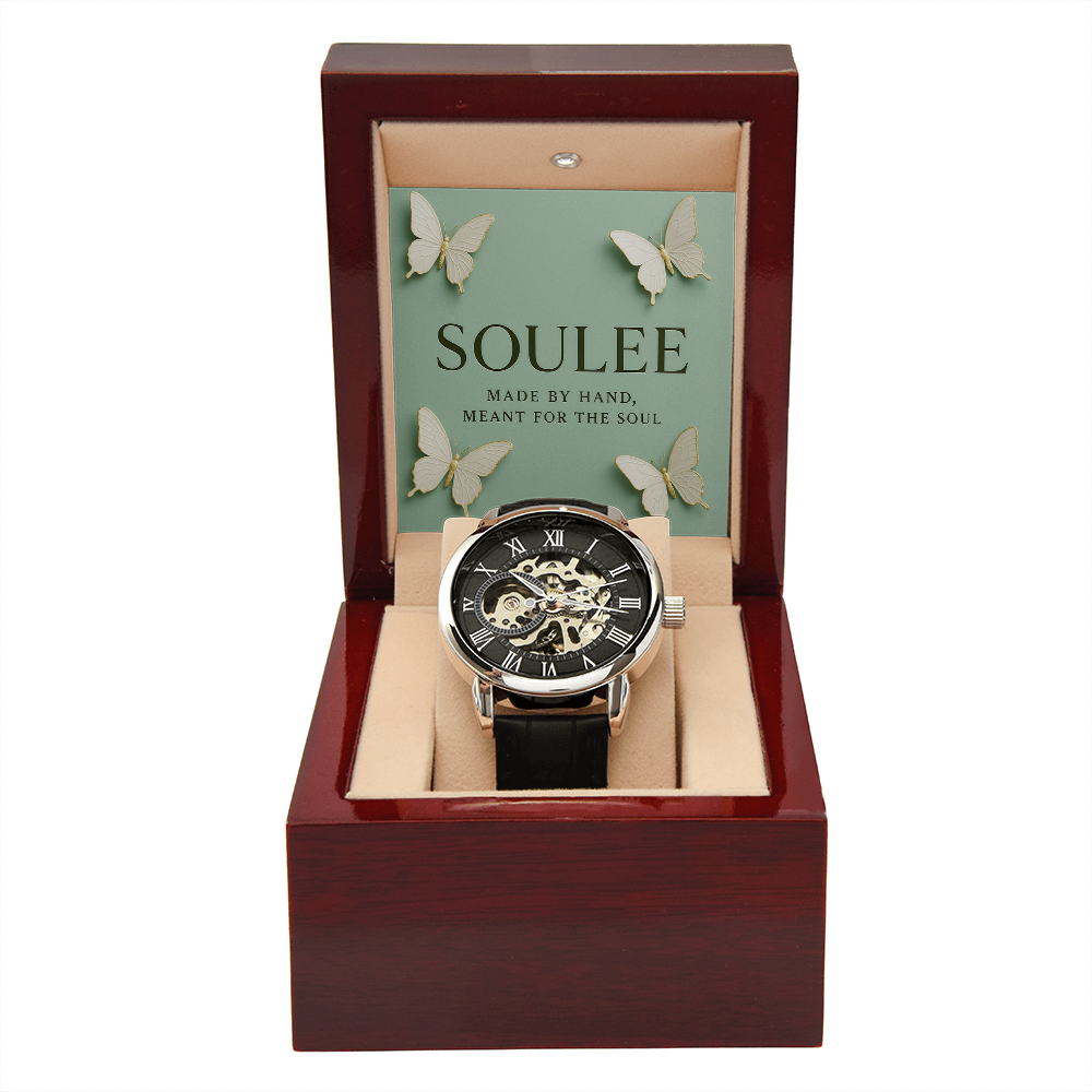 Men's Openwork Watch