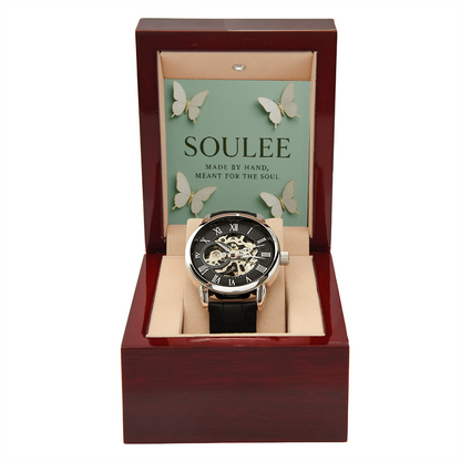 Men's Openwork Watch